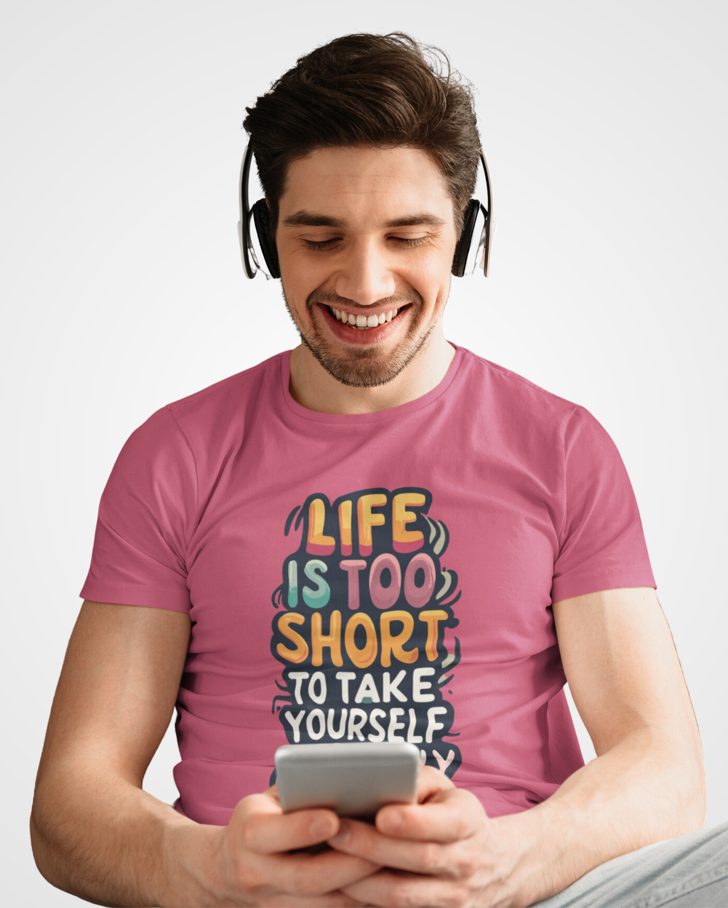 Men's Life Motivational Quotes T-shirt - Lama Fashion