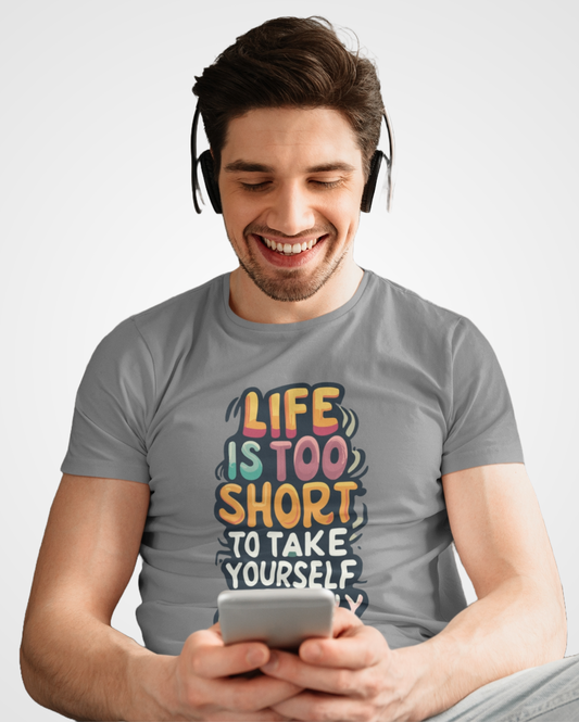 Men's Life Motivational Quotes T-shirt - Lama Fashion