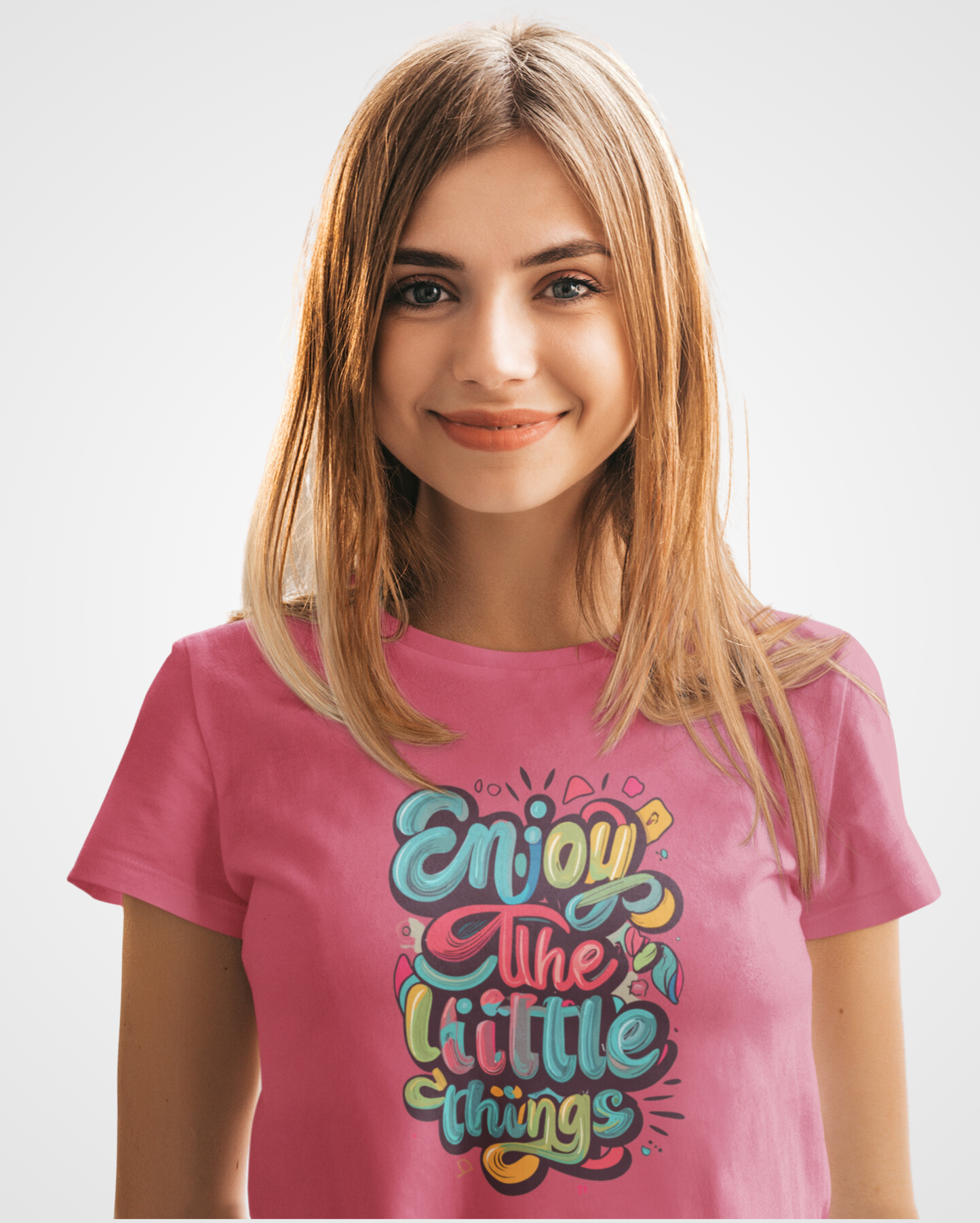 Women Enjoy the little things Graphic Printed T-shirt - Lama Fashion
