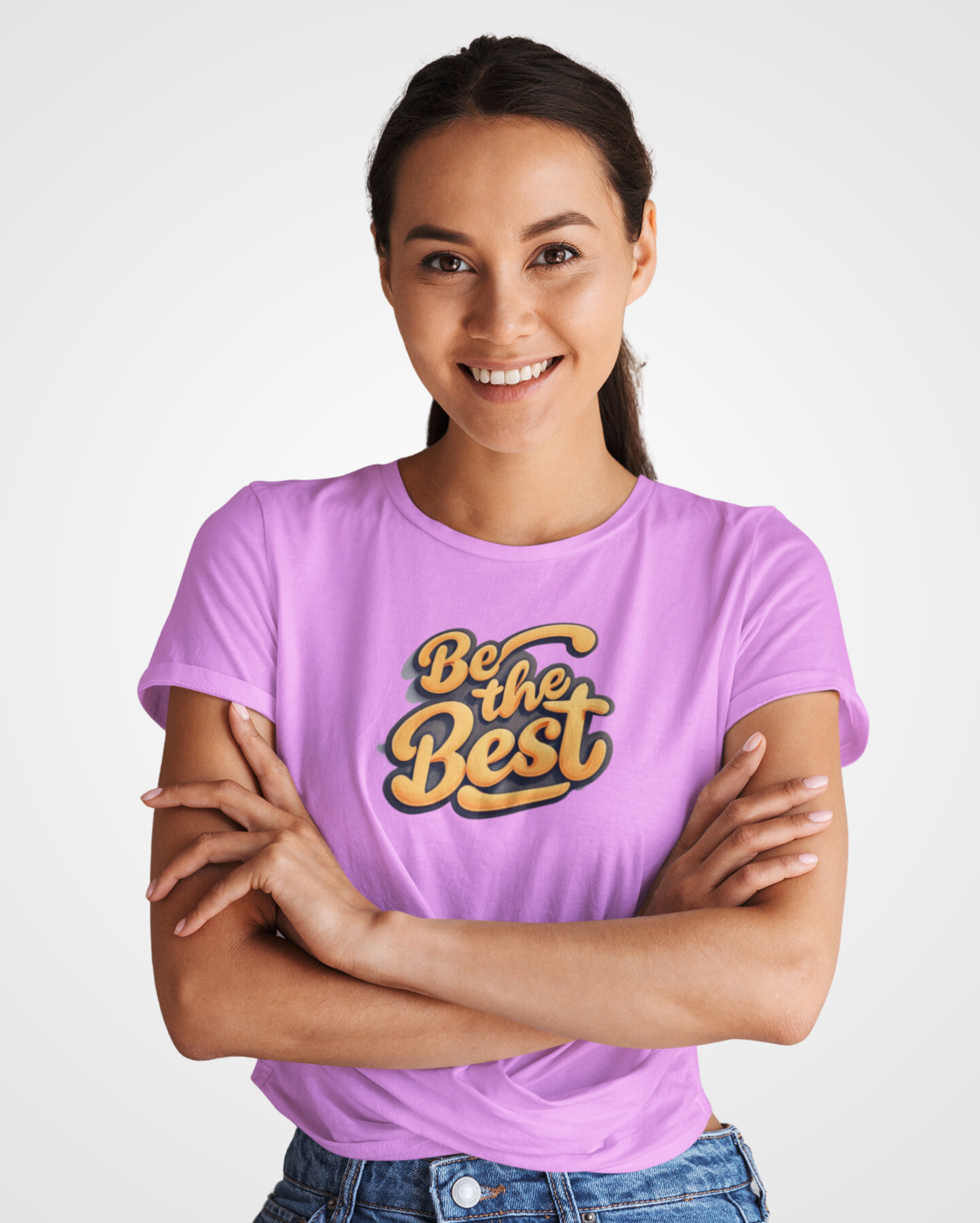 Women Be the Best Graphic Printed T-shirt - Lama Fashion