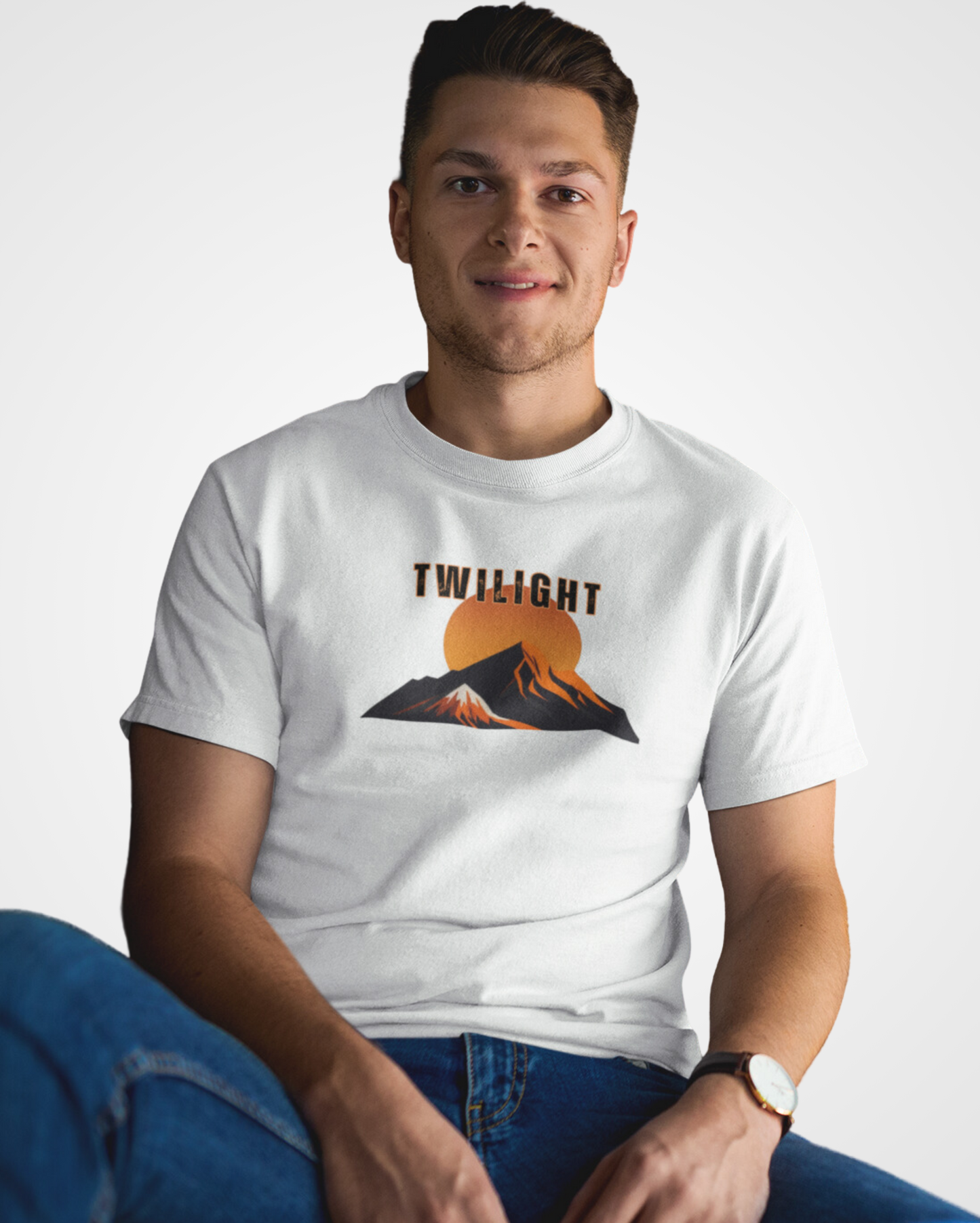 Men's Twilight Printed T-shirt - Lama Fashion